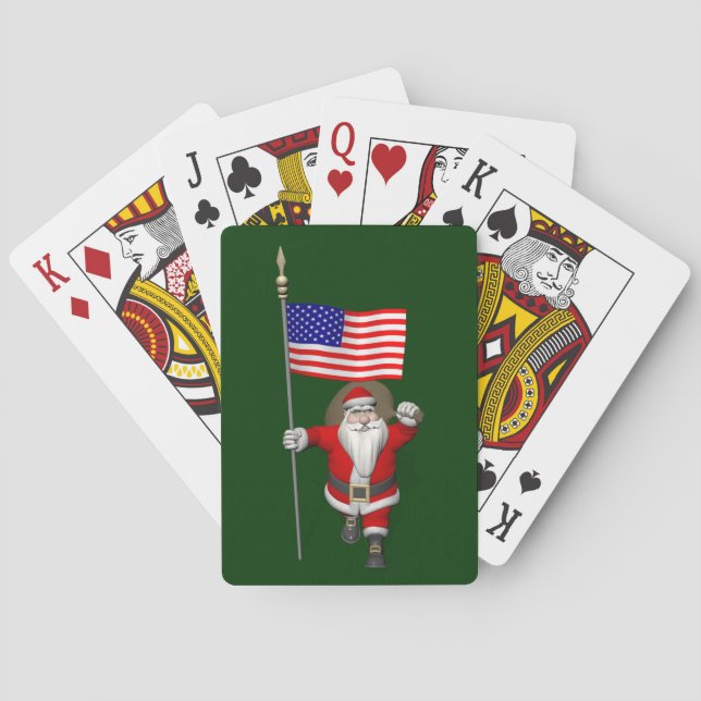 Jultomten med USA:s samtycke Kortlek (Baksidan)