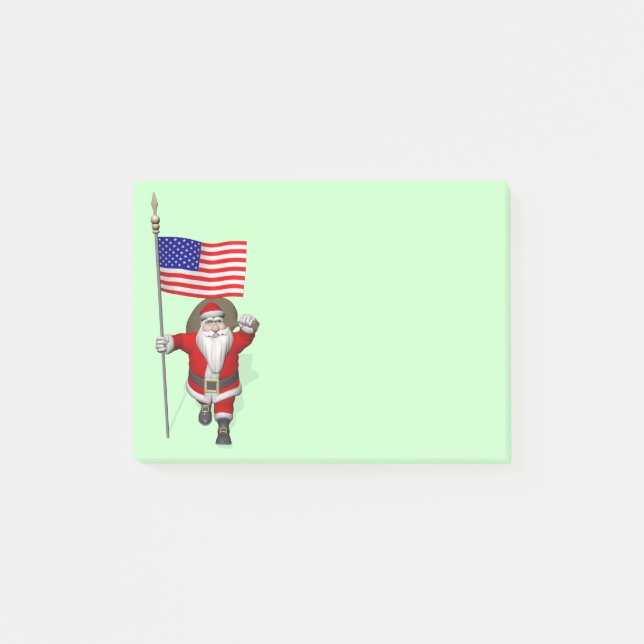 Jultomten med USA:s samtycke Post-it Block (Framsida)