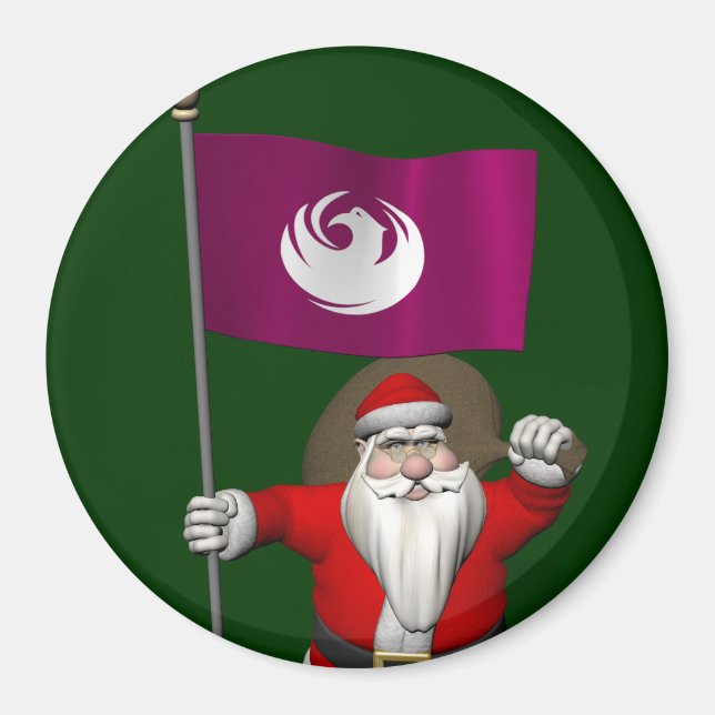 Jultomten med utformning av Phoenix Magnet (Framsidan)
