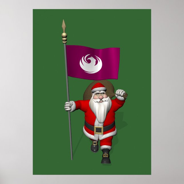 Jultomten med utformning av Phoenix Poster (Framsidan)