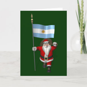 Jultomten med utmärkelse av Argentina Helgkort