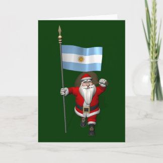 Jultomten med utmärkelse av Argentina Helgkort