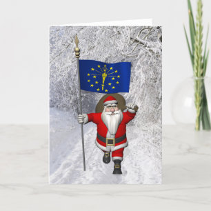 Jultomten med utmärkelse av Indiana Helgkort