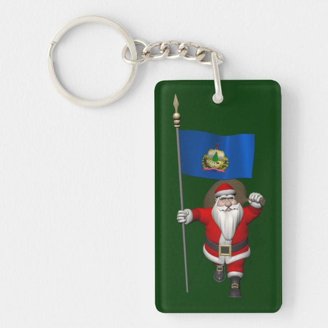 Jultomten med Vermont Nyckelring (Framsidan)