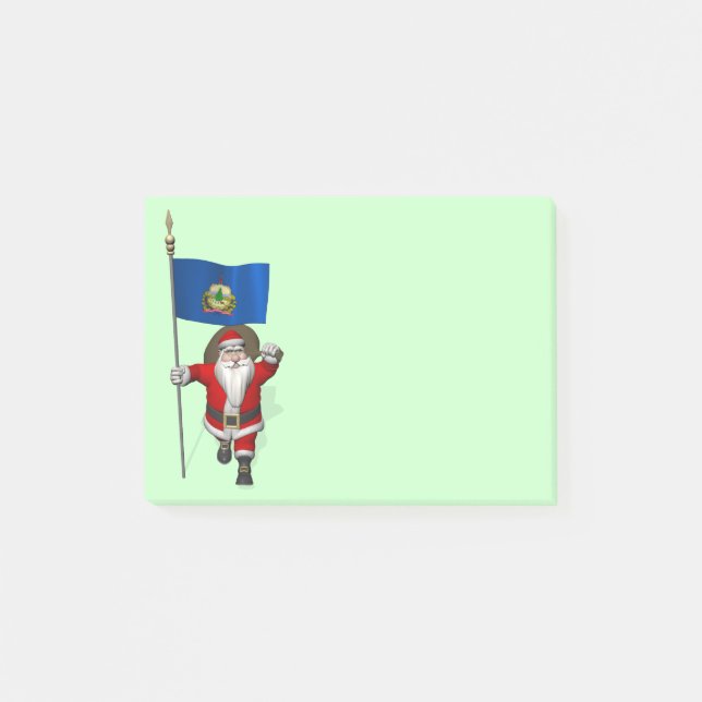 Jultomten med Vermont Post-it Block (Framsida)