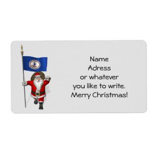 Jultomten med Virginias tecken Fraktsedel