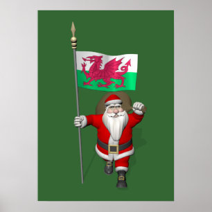 Jultomten med Wales avsikt Poster