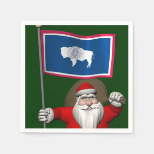 Jultomten med Wyoming som förevändning Pappersservett