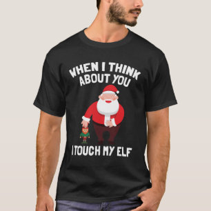 Jultomten mig handlag min roliga julgåva för äl t shirt