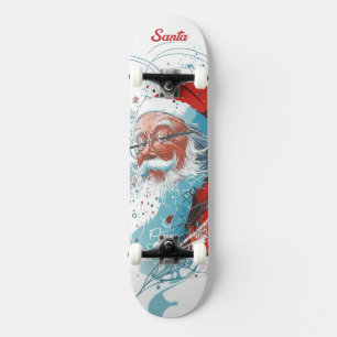 Jultomten Mini Skateboard Bräda 18,5 Cm