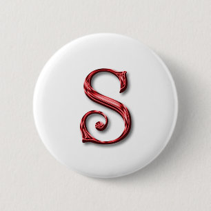 jultomten Monogram Brev S Helgdagar jul Knapp