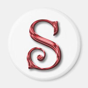 Jultomten Monogram Första Helgdagarna jul Magnet