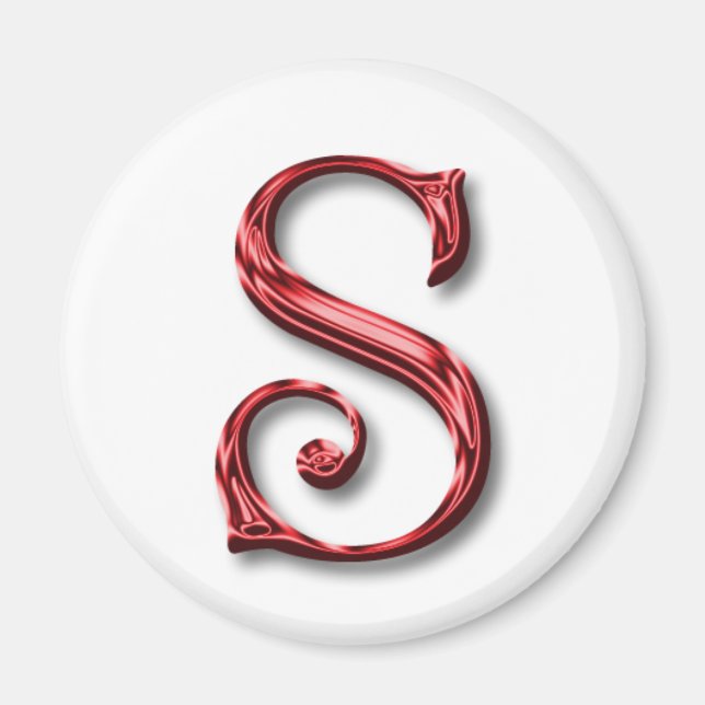 Jultomten Monogram Första Helgdagarna jul Magnet (Framsidan)