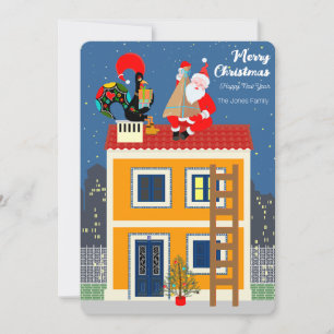 Jultomten möter det portugisiska Tupp Kort