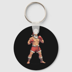 Jultomten Muay Thai - Helgdag-temad jul B Nyckelring