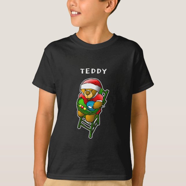 Jultomten Nalle T-shirt (Framsida)