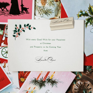 Jultomten Namnteckning jul III Stämpel