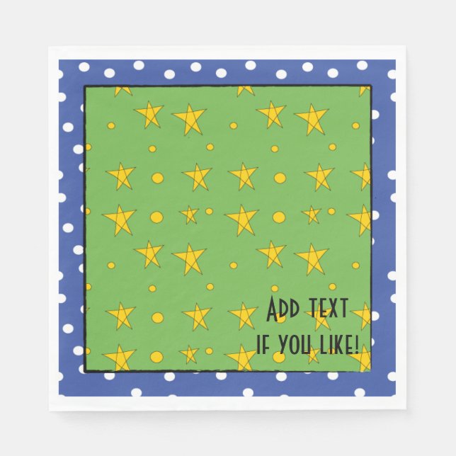 Jultomten/Napkin Standard Personalize Pappersservett (Framsidan)