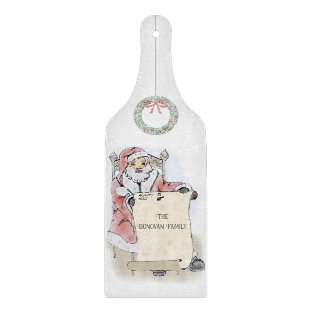 Jultomten Naughty Nice List Personlig (Framsidan)