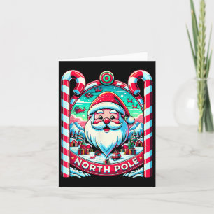 Jultomten North Pole God jul Festive Xma Kort