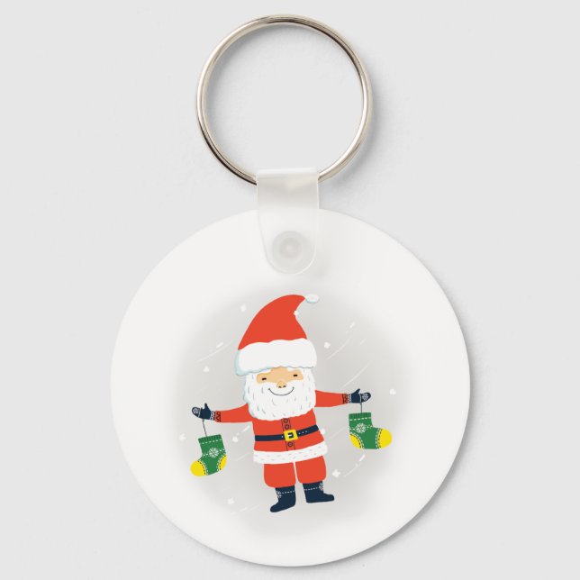Jultomten Nyckelring (Framsida)
