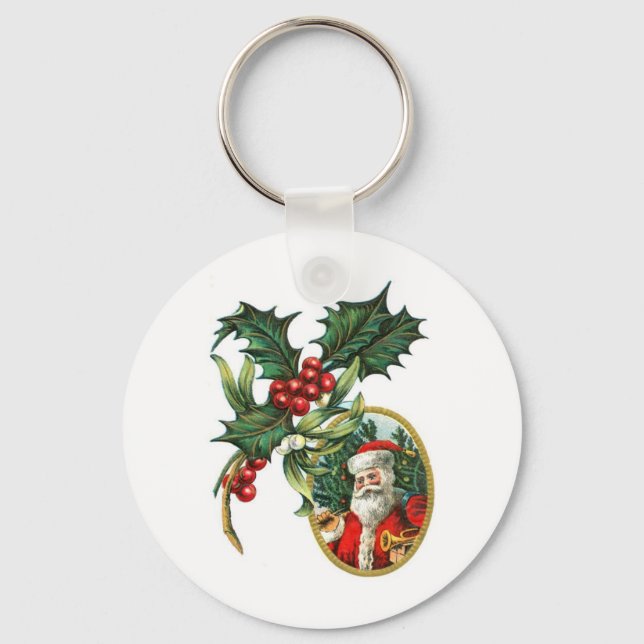 jultomten nyckelring (Framsida)