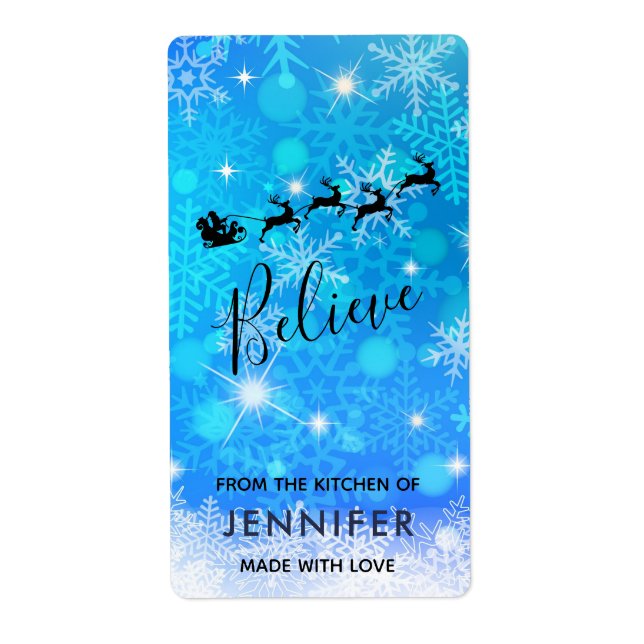 Jultomten och hans blomstrande renare - Köks Fraktsedel (Framsidan)