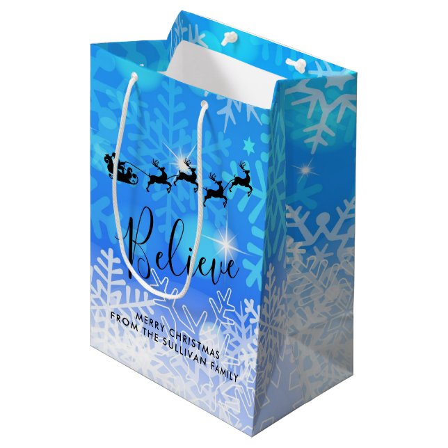 Jultomten och hans flygande renar - tro (Framsidan Vinklad)