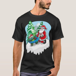 Jultomten och hans gift-vagn t shirt