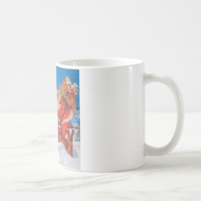Jultomten och hans mäktiga renare kaffemugg (Höger)
