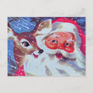 Jultomten och hans renare julhelg vykort