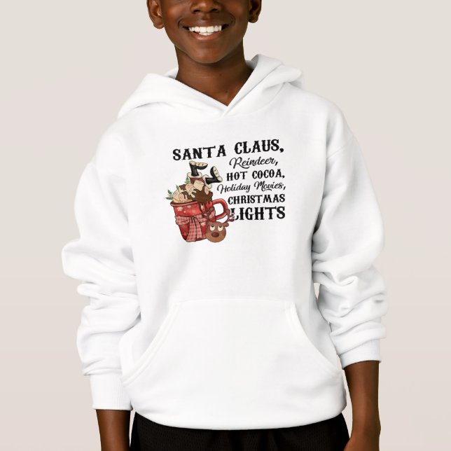 Jultomten och Hetten Cocoa Funny T Shirt (Framsida)