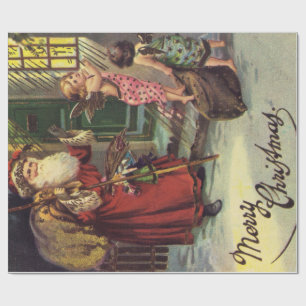 Jultomten och julänglar presentpapper