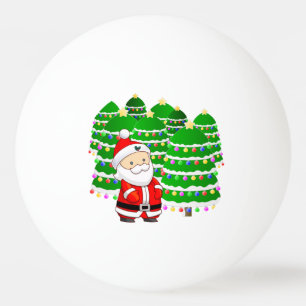 Jultomten och Julgran Lot Pingisboll