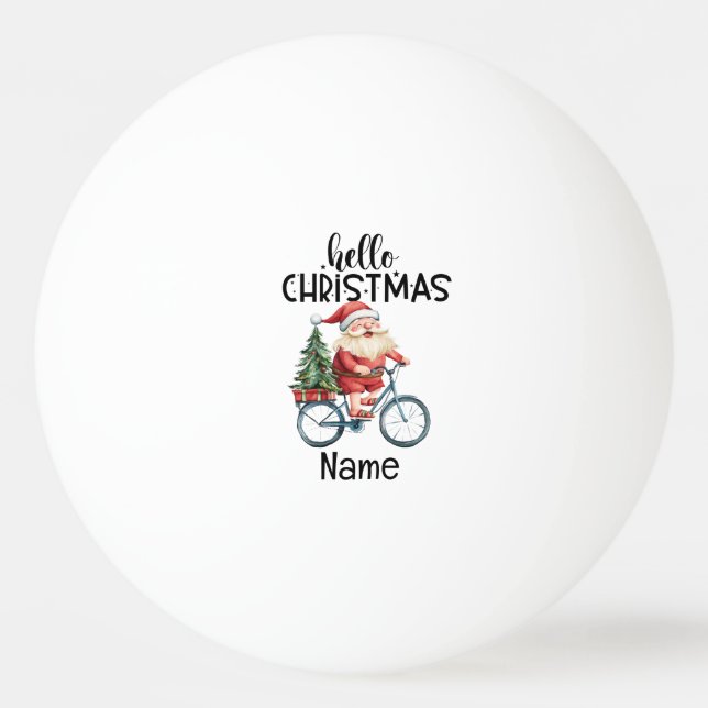 Jultomten och Julgran Pingisboll (Framsidan)