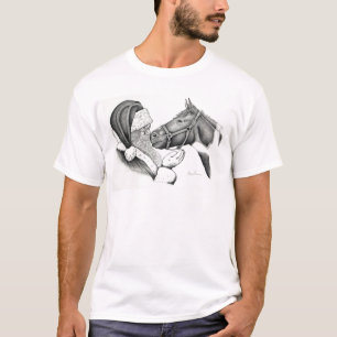 Jultomten och Paint Horse T-shirt