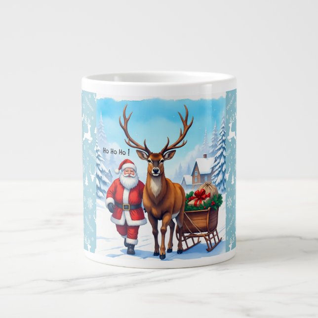 Jultomten och Reners julresa Jumbo Mugg (Framsidan)
