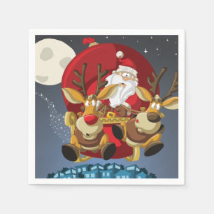 Jultomten och renjulen, Pappersservett