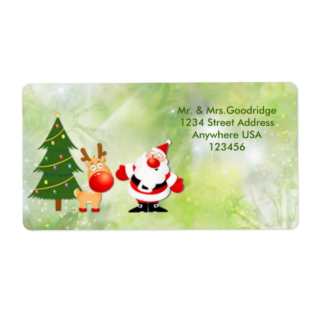 Jultomten och Rudolf Fraktsedel (Framsidan)