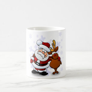 JULTOMTEN OCH RUDOLPH KAFFEMUGG