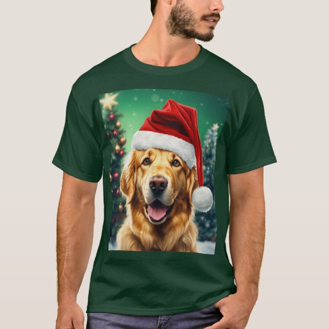 Jultomten och Santa Tassar Soren in jul T Shirt (Framsida)