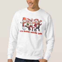 Jultomten och vänner lång ärmad tröja