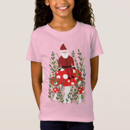 Jultomten om Magic Mushroom Julafton T Shirt