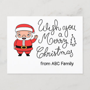 Jultomten önskar er ett god jul till Golfer Helg Vykort