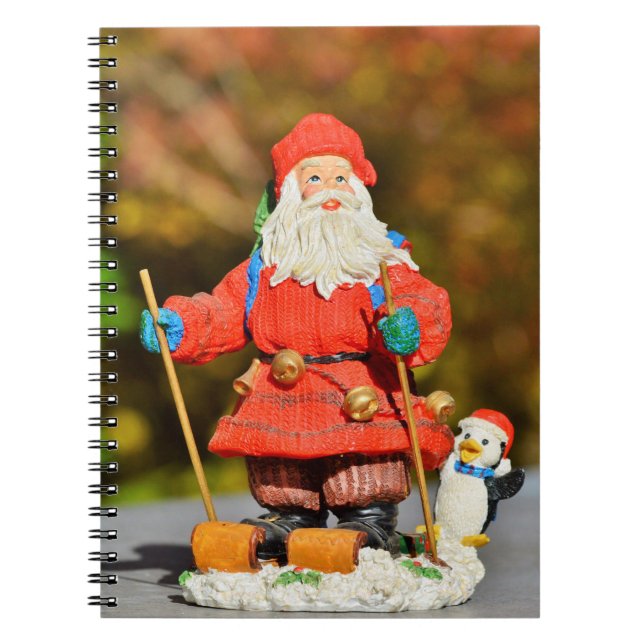 Jultomten ornament anteckningsbok (Framsidan)
