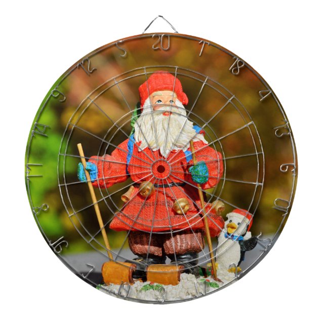 Jultomten ornament darttavla (Framsidan)