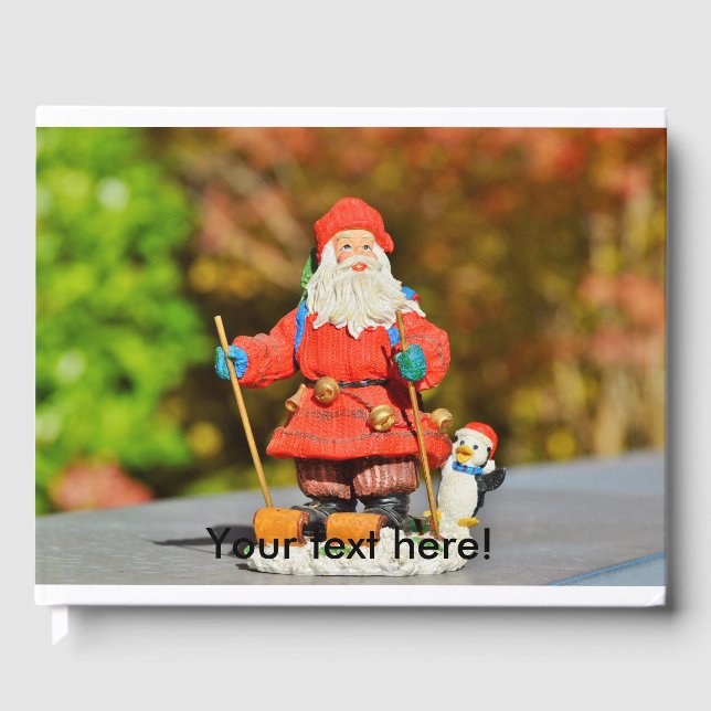 Jultomten ornament gästböcker (Framsida)