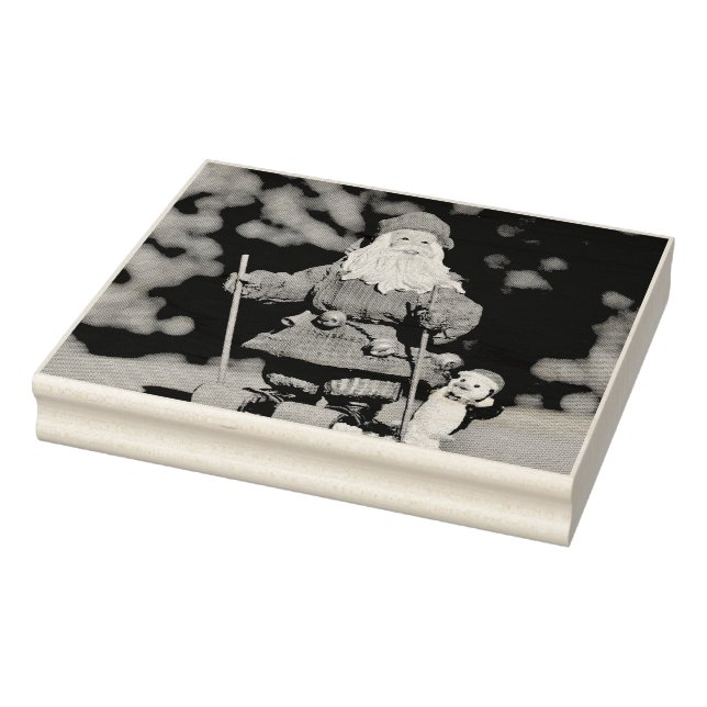 Jultomten ornament stämpel (Stämpel)