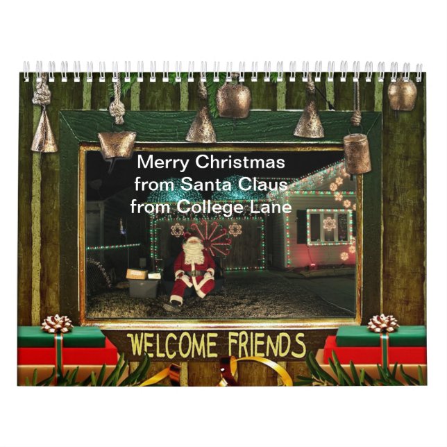 Jultomten på College Lane Calendar Kalender (Omslag)