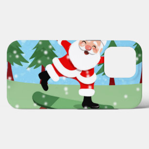 Jultomten på skateboard
